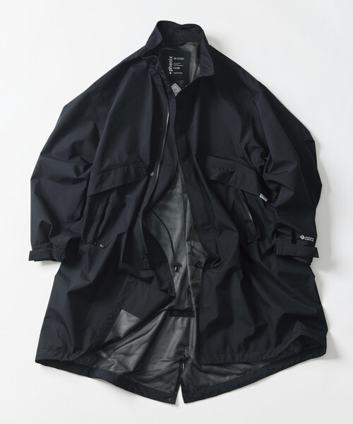 +phenix（プラスフェニックス）の「+phenix/プラスフェニックス 別注 GORE-TEX WINDSTOPPER M65 MODS COAT/ゴアテックス ウインドストッパー M65 モッズコート（モッズコート・メンズ・ブラック/チャコールグレー/オリーブ/ネイビー・SMALL/MEDIUM/LARGE）」の2枚目の写真