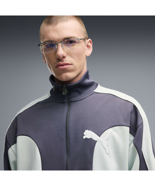 PUMA(プーマ)の「PUMA プーマ メンズ T7 ラブ オブ ザ キャット リラックスド トラックジャケ(ジャージ・メンズ・グレー系/ブラック・XX-LARGE/SMALL/MEDIUM/LARGE/X-LARGE)」の8枚目の写真