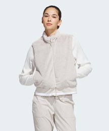 リバーシブル フリース フルジップベスト【adidas Golf/アディダスゴルフ】