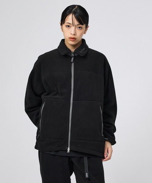 WILD THINGS(ワイルドシングス)の「【WILD THINGS / ワイルドシングス】BULKY FLEECE JACKET / バルキーフリースジャケット(ブルゾン・メンズ・ブラック/グレー/オレンジ系その他・M/L)」の1枚目の写真