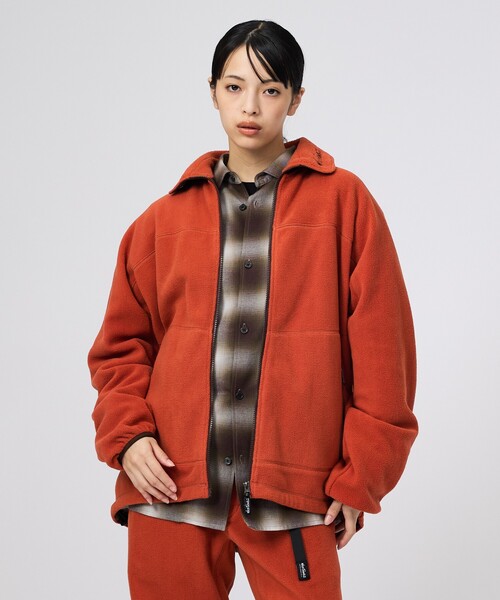 WILD THINGS(ワイルドシングス)の「【WILD THINGS / ワイルドシングス】BULKY FLEECE JACKET / バルキーフリースジャケット(ブルゾン・メンズ・ブラック/グレー/オレンジ系その他・M/L)」の13枚目の写真