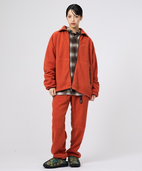 WILD THINGS(ワイルドシングス)の「【WILD THINGS / ワイルドシングス】BULKY FLEECE JACKET / バルキーフリースジャケット(ブルゾン・メンズ・ブラック/グレー/オレンジ系その他・M/L)」の15枚目の写真