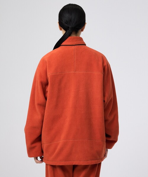WILD THINGS(ワイルドシングス)の「【WILD THINGS / ワイルドシングス】BULKY FLEECE JACKET / バルキーフリースジャケット(ブルゾン・メンズ・ブラック/グレー/オレンジ系その他・M/L)」の9枚目の写真