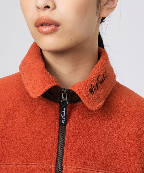 WILD THINGS(ワイルドシングス)の「【WILD THINGS / ワイルドシングス】BULKY FLEECE JACKET / バルキーフリースジャケット(ブルゾン・メンズ・ブラック/グレー/オレンジ系その他・M/L)」の10枚目の写真