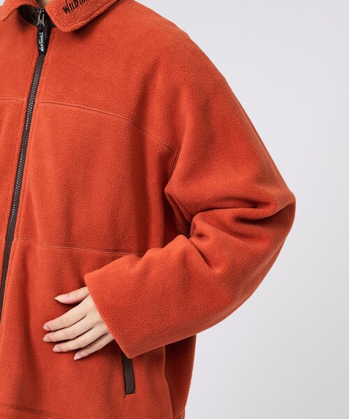 WILD THINGS(ワイルドシングス)の「【WILD THINGS / ワイルドシングス】BULKY FLEECE JACKET / バルキーフリースジャケット(ブルゾン・メンズ・ブラック/グレー/オレンジ系その他・M/L)」の11枚目の写真