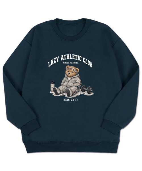 BEMIGHTY(ビーマイティー)の「LAC ベア オーバーサイズ ダブルフェイス スウェットシャツ ブラック(スウェット・メンズ・その他・XX-LARGE/MEDIUM/LARGE/X-LARGE)」の3枚目の写真