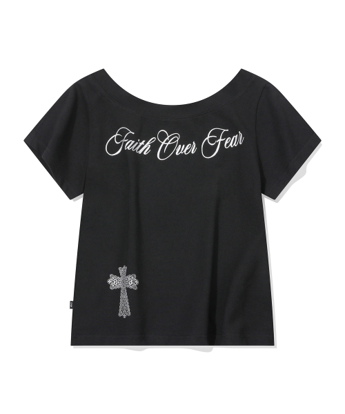 IFYOUWANT（イフユーウォント）の「グレース ワンショルダーティー ブラック（Tシャツ/カットソー・レディース・その他・FREE）」の2枚目の写真