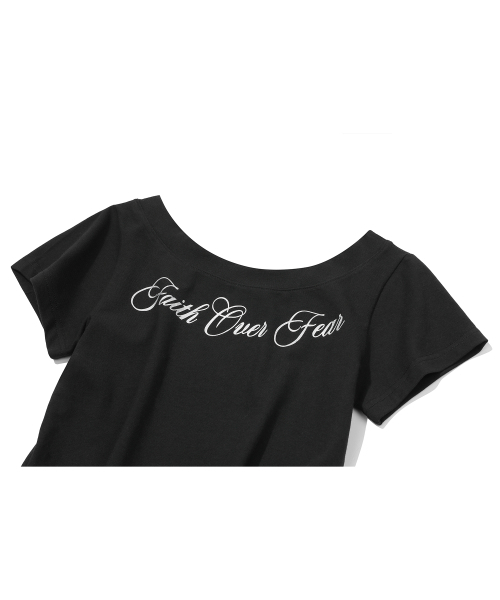 IFYOUWANT（イフユーウォント）の「グレース ワンショルダーティー ブラック（Tシャツ/カットソー・レディース・その他・FREE）」の4枚目の写真