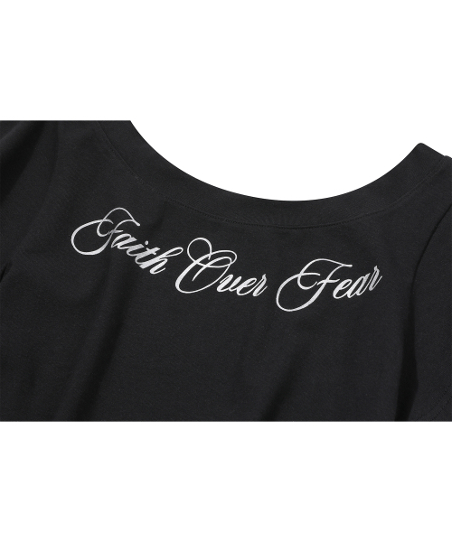 IFYOUWANT（イフユーウォント）の「グレース ワンショルダーティー ブラック（Tシャツ/カットソー・レディース・その他・FREE）」の5枚目の写真