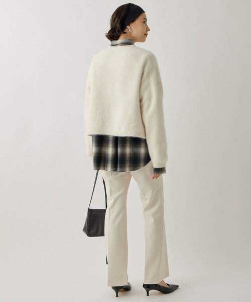 Whim Gazette(ウィムガゼット)の「サイドスリットパンツ(その他パンツ・レディース・ブラック/アイボリー・34/38/36)」の7枚目の写真