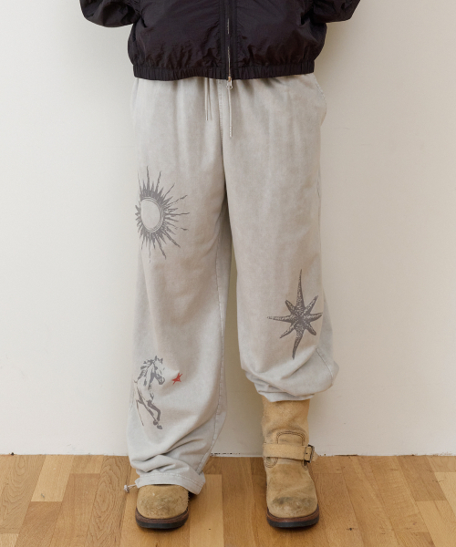 THEVINYLHOUSE（ザバイニルハウス）の「RODEO WASHED SWEAT PANTS BEIGE（スウェットパンツ・メンズ・その他・SMALL/MEDIUM/LARGE）」の4枚目の写真