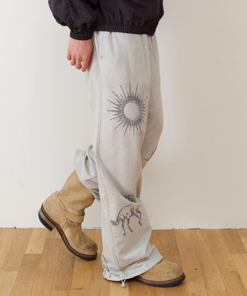 THEVINYLHOUSE（ザバイニルハウス）の「RODEO WASHED SWEAT PANTS BEIGE（スウェットパンツ・メンズ・その他・SMALL/MEDIUM/LARGE）」の5枚目の写真