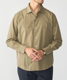 MADE IN JAPAN SMOOTH TEX ワイドカラー ワッシャー シャツ