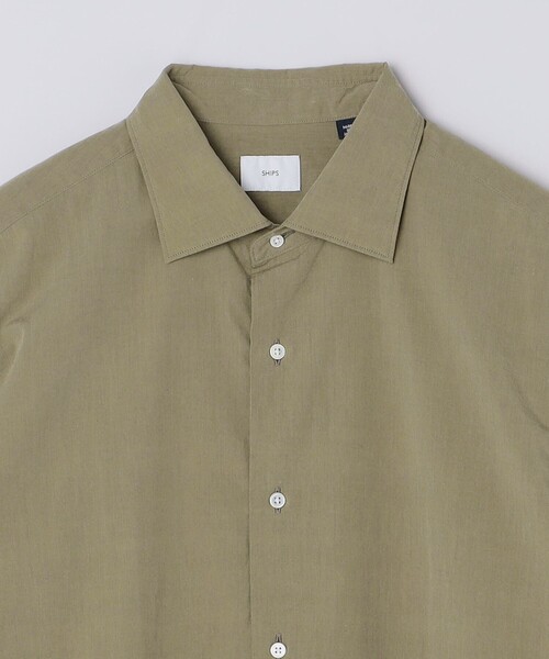 SHIPS（シップス）の「MADE IN JAPAN SMOOTH TEX ワイドカラー ワッシャー シャツ（シャツ/ブラウス・メンズ・ホワイト/ライトブルー/ライトブラウン・SMALL/MEDIUM/LARGE/X-LARGE）」の13枚目の写真