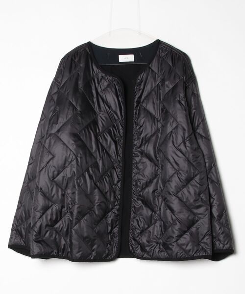 ATON（エイトン）の「【ATON】 AIR WEATHER SHORT MODS COAT（ミリタリージャケット・メンズ・キャメル・4）」の2枚目の写真
