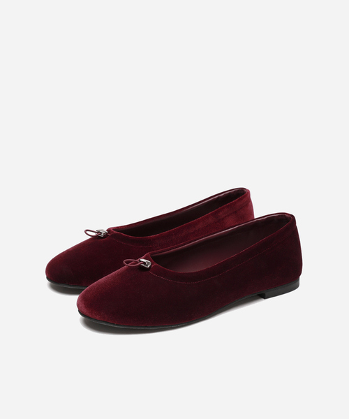 MAC MOC（マックモック）の「SIMKUNG 胸キュンハート装飾フラットシューズ_7colors（バレエシューズ・レディース・Wine/スカイブルー/ドット/ブラウン/グレー/オリーブ・22.5cm/23.5cm/23cm/24.5cm/24cm/25cm）」の6枚目の写真