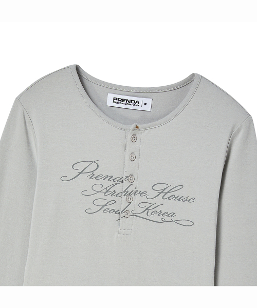 PRENDA（プレンダ）の「ARCHIVE ATELIER レイヤードロングスリーブ グレー（Tシャツ/カットソー・レディース・その他・FREE）」の5枚目の写真