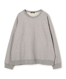 コットン裏毛 クルーネックプルオーバー
