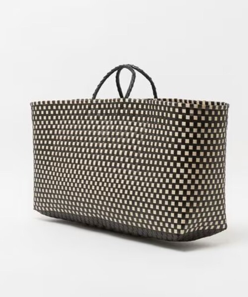 Rouge vif(ルージュヴィフ)の「【NHE/ニエ】カゴバッグ DAI(BIG) ビッグトートバッグ(トートバッグ・レディース・グリーン/ブラウン/その他/ブラック・フリー)」の8枚目の写真