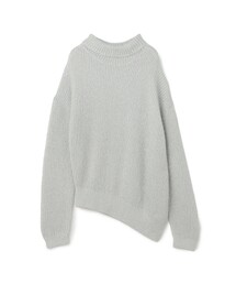 【WEB先行予約】モヘヤラメ オフタートルネックプルオーバー