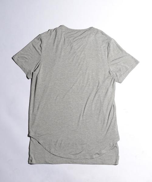 STAMPD(スタンプド)の「<STAMPD(スタンプド)> W/LAYER SCALLOP T/Tシャツ(Tシャツ/カットソー・メンズ・ホワイト/オリーブ/グレー・MEDIUM/SMALL)」の8枚目の写真