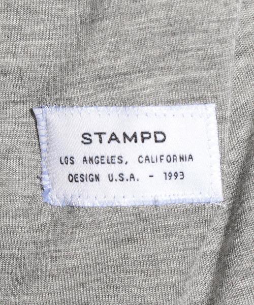 STAMPD(スタンプド)の「<STAMPD(スタンプド)> W/LAYER SCALLOP T/Tシャツ(Tシャツ/カットソー・メンズ・ホワイト/オリーブ/グレー・MEDIUM/SMALL)」の13枚目の写真