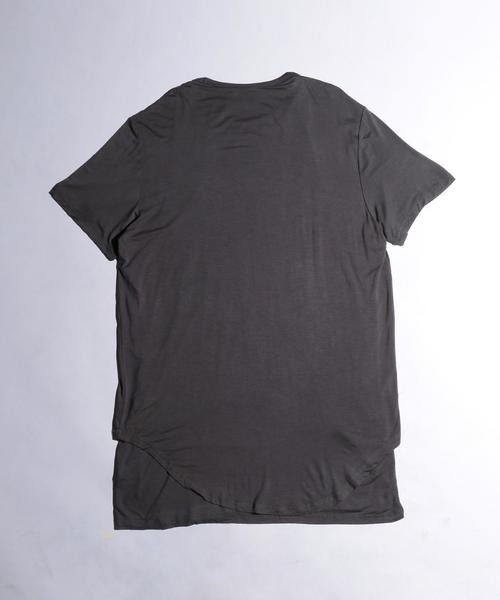 STAMPD(スタンプド)の「<STAMPD(スタンプド)> W/LAYER SCALLOP T/Tシャツ(Tシャツ/カットソー・メンズ・ホワイト/オリーブ/グレー・MEDIUM/SMALL)」の10枚目の写真