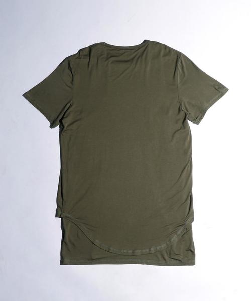 STAMPD(スタンプド)の「<STAMPD(スタンプド)> W/LAYER SCALLOP T/Tシャツ(Tシャツ/カットソー・メンズ・ホワイト/オリーブ/グレー・MEDIUM/SMALL)」の5枚目の写真