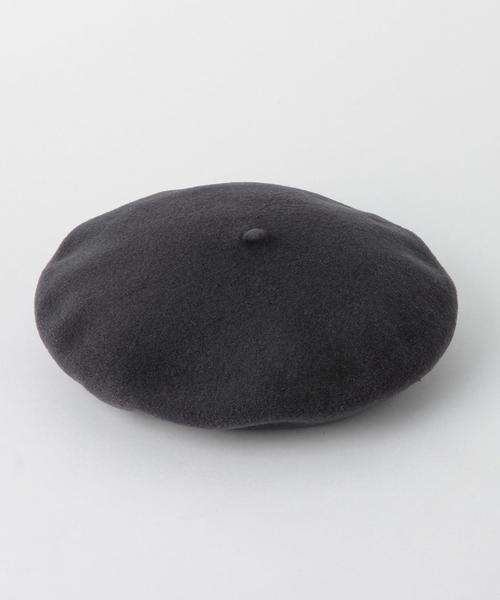 BEAUTY&YOUTH UNITED ARROWS(ビューティーアンドユースユナイテッドアローズ)の「<LAULHERE>ウール ベレー帽 ◆(ハンチング/ベレー帽・レディース・ブラック/レッド/グレー・FREE)」の3枚目の写真