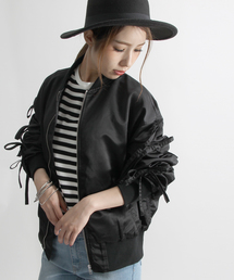 WEGO | WEGO/リボンビッグブルゾン(ブルゾン)