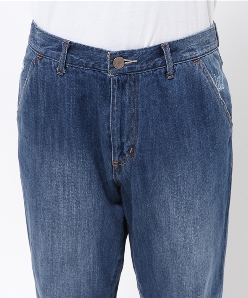 niko and...（ニコアンド）の「テーパードデニムパンツ（デニムパンツ・レディース・ダークブルー/インディゴブルー/ライトブルー・1/2/4/3）」の11枚目の写真