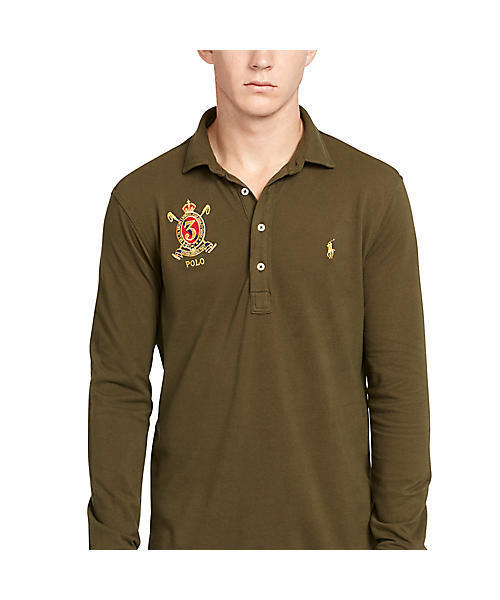 POLO RALPH LAUREN（ポロ ラルフ ローレン）の「ハンプトン ロングスリーブ シャツ（ポロシャツ・メンズ・ネイビー/グリーン/ブラック/レッド系1・LARGE/SMALL/MEDIUM/X-LARGE/X-SMALL）」の17枚目の写真