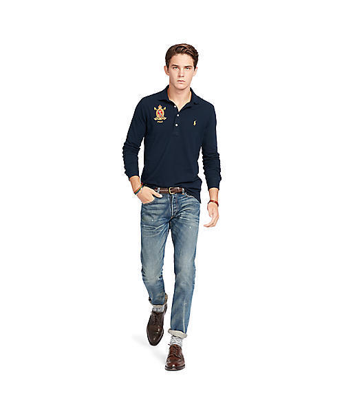 POLO RALPH LAUREN（ポロ ラルフ ローレン）の「ハンプトン ロングスリーブ シャツ（ポロシャツ・メンズ・ネイビー/グリーン/ブラック/レッド系1・LARGE/SMALL/MEDIUM/X-LARGE/X-SMALL）」の18枚目の写真