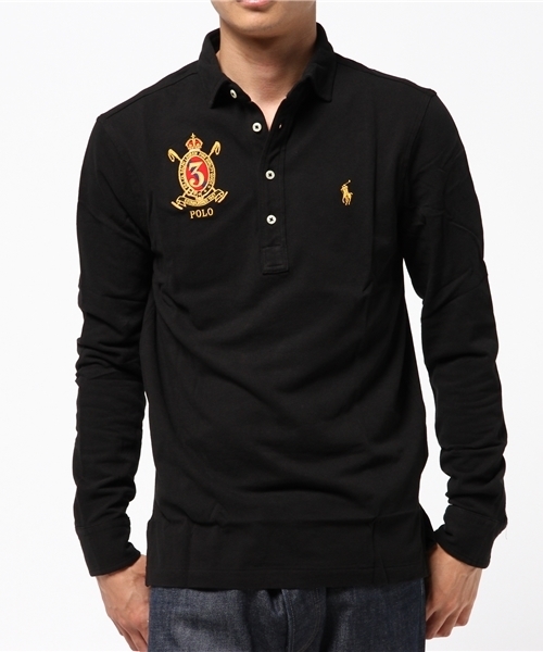 POLO RALPH LAUREN（ポロ ラルフ ローレン）の「ハンプトン ロングスリーブ シャツ（ポロシャツ・メンズ・ネイビー/グリーン/ブラック/レッド系1・LARGE/SMALL/MEDIUM/X-LARGE/X-SMALL）」の12枚目の写真