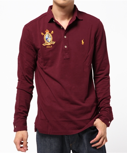 POLO RALPH LAUREN（ポロ ラルフ ローレン）の「ハンプトン ロングスリーブ シャツ（ポロシャツ・メンズ・ネイビー/グリーン/ブラック/レッド系1・LARGE/SMALL/MEDIUM/X-LARGE/X-SMALL）」の15枚目の写真