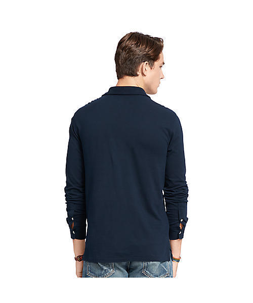 POLO RALPH LAUREN（ポロ ラルフ ローレン）の「ハンプトン ロングスリーブ シャツ（ポロシャツ・メンズ・ネイビー/グリーン/ブラック/レッド系1・LARGE/SMALL/MEDIUM/X-LARGE/X-SMALL）」の9枚目の写真