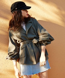 SLY | VOLUME SLEEVE MILITARY JK(その他アウター)