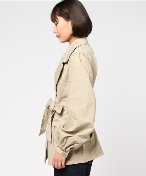 SLY（スライ）の「VOLUME SLEEVE MILITARY JK（その他アウター・レディース・キャメル/カーキ/ライトベージュ・1/2）」の5枚目の写真