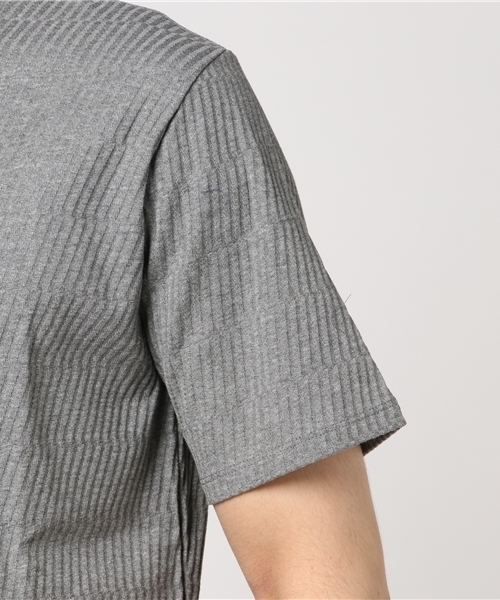 EDIFICE（エディフィス）の「◇リンクス ツイル クルーネック S/S（Tシャツ/カットソー・メンズ・ネイビー/ホワイト/グレー・LARGE/SMALL/MEDIUM）」の10枚目の写真