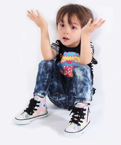 X-girl Stages(エックスガールステージス)の「XGS★×CONVERSE ALL STAR HI(スニーカー・キッズ・マルチ・15cm/16cm/17cm/18cm/19cm)」の9枚目の写真