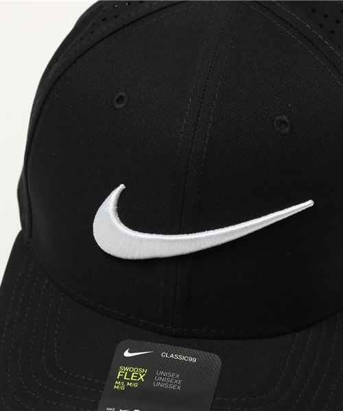 NIKE（ナイキ）の「キャップ トレーニング ベイパー スウッシュ フレックス キャップ 803933100（キャップ・メンズ・ホワイト/ブラック・ﾌﾘ-）」の5枚目の写真