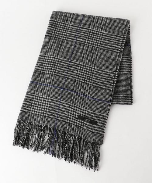 Another Edition（アナザーエディション）の「シンプルチェックストール（ストール/ショール・レディース・イエロー/ダークグレー・FREE）」の6枚目の写真