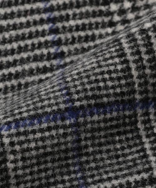 Another Edition（アナザーエディション）の「シンプルチェックストール（ストール/ショール・レディース・イエロー/ダークグレー・FREE）」の5枚目の写真