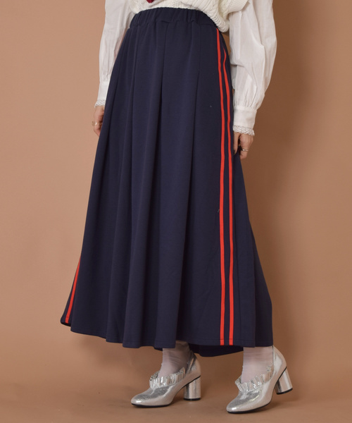 W Closet ダブルクローゼット の サイドラインスカート スカート Wear