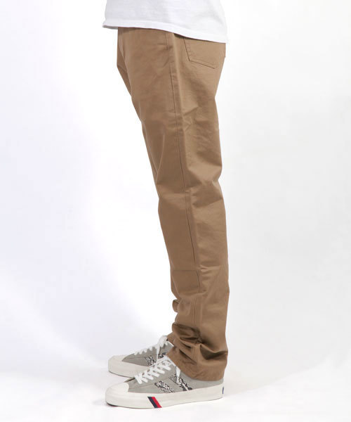 XLARGE(エクストララージ)の「5POCKET CHINO REGULAR(チノパンツ・メンズ・ブラック/カーキ/バーガンディー/オリーブ/ネイビー・32inch/30inch/34inch/36inch)」の6枚目の写真