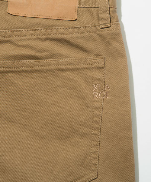 XLARGE(エクストララージ)の「5POCKET CHINO REGULAR(チノパンツ・メンズ・ブラック/カーキ/バーガンディー/オリーブ/ネイビー・32inch/30inch/34inch/36inch)」の8枚目の写真