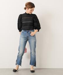 CELERI Deuxième Classe サイドスリットデニム 34 CELERI セルリ Side Slit Denim ヴィンテージ加工 スリット