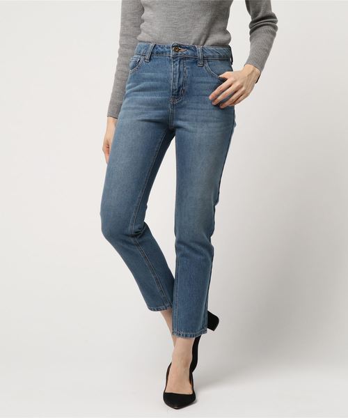 N.（N. Natural Beauty Basic）（エヌエヌナチュラルビューティーベーシック）の「ベーシックテーパードデニム（その他パンツ・レディース・ネイビー/ブルー・SMALL/MEDIUM）」の13枚目の写真