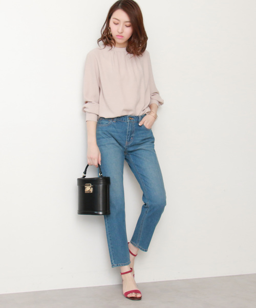 N.（N. Natural Beauty Basic）（エヌエヌナチュラルビューティーベーシック）の「ベーシックテーパードデニム（その他パンツ・レディース・ネイビー/ブルー・SMALL/MEDIUM）」の11枚目の写真