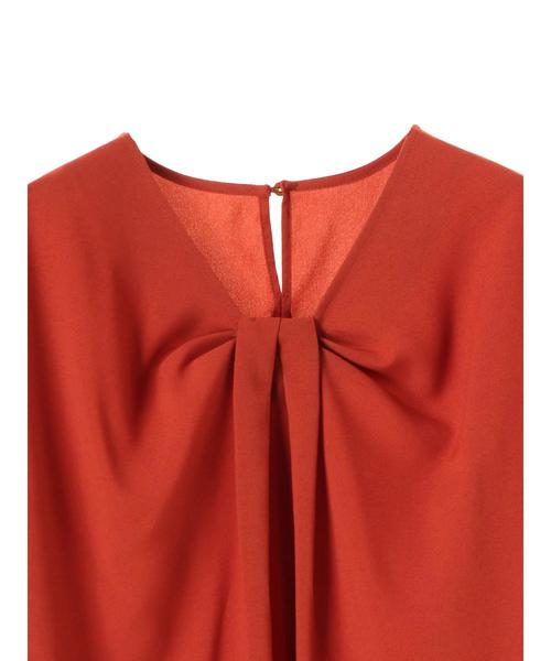 YECCA VECCA（イェッカヴェッカ）の「・タックブラウス（シャツ/ブラウス・レディース・ホワイト/パープル/ネイビー/ブラウン/イエロー・FREE）」の13枚目の写真